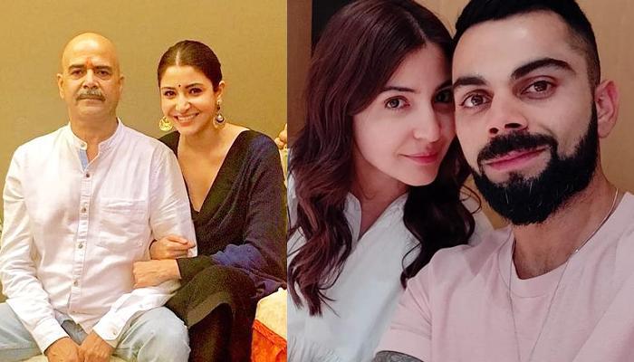 Anushka Sharma Spends Teatime With His Dad In The Absence Of Virat