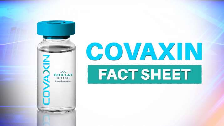 Recommended not to take a vaccine if...': Bharat Biotech releases fact sheet for Covaxin.