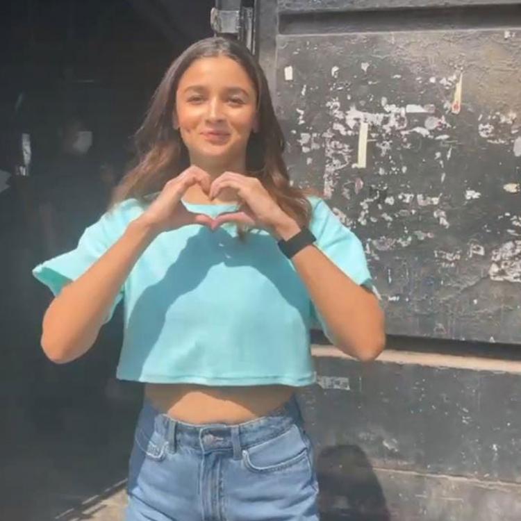 Alia blushes as she says she loves 8 in her Instagram "True or False" session. 