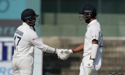 Pant and Pujara Partnership against England