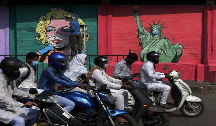 India reported the highest number of cases within 5 months.