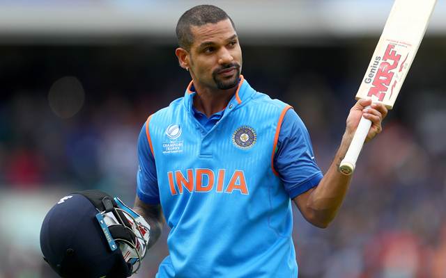 Shikhar Dhawan in the list with Sachin Tendulkar and Virender Sehwag.