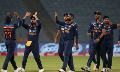 India vs England 1st ODI. India beat England. Prasidh krishna Man of the Match.