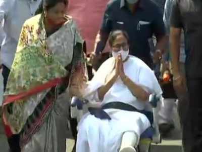 Your torment is more than mine, says wheelchair-bound Mamata Banerjee in Purulia. 