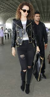 Kangana imparts pics in tore pants to guidance for young people.