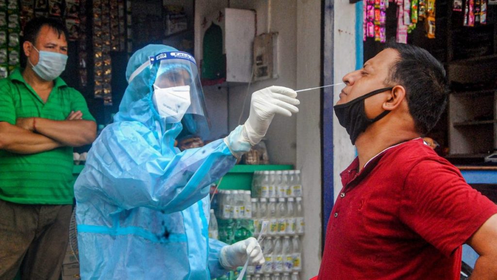 India conducts the most noteworthy number of Covid tests in 24 hours.