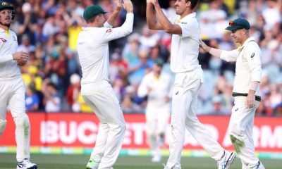 Cummins, Starc, Hazlewood and Lyon offer joint cast on 'Sandpapergate.' 