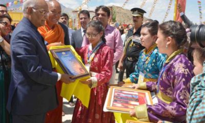Bad weather not allowing president of India visit Ladakh. So team heads towards North Kashmir. May visit Ladakh after weather becomes good.