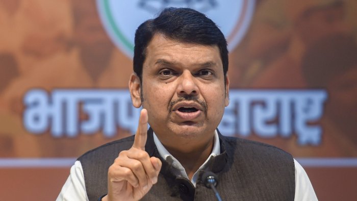 Former Maharashtra CM and Opposition leader Devendra Fadnavis in Mumbai. .