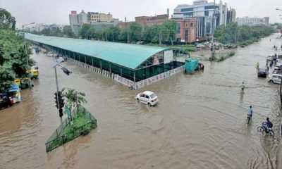 Heavy Rains in Gurugram, waterlogging.