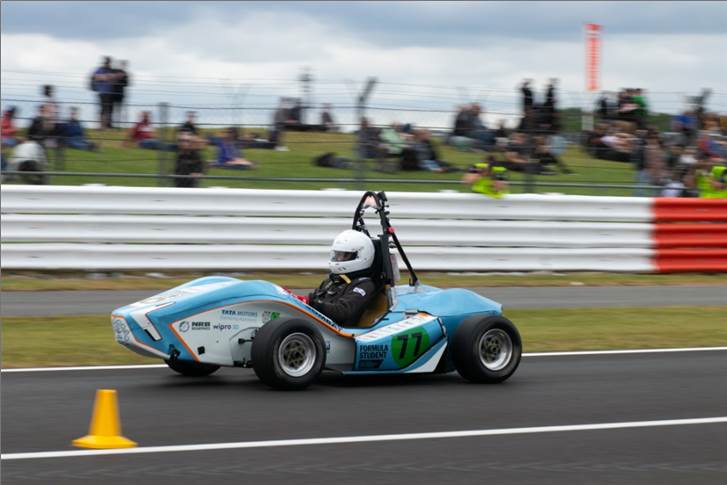 IIT Bombay Student wins Famous Formula Student UK Competition.