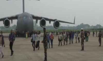 IAF's C-17 brings 168 people from Afghanistan to India.