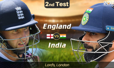 India lead by 154runs on day 4 of 2nd test lords.