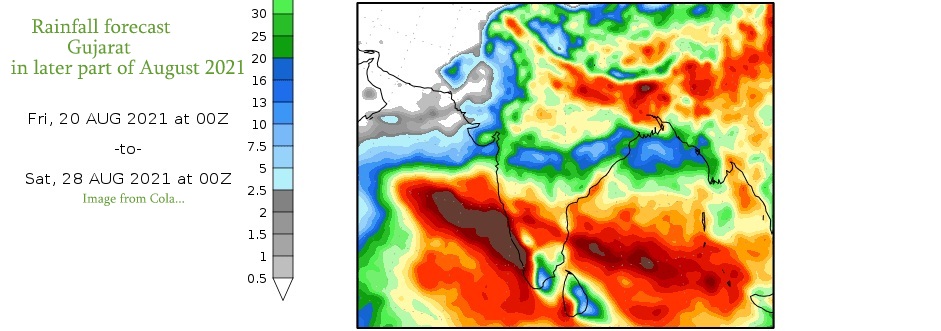 Drought in Gujarat after a decade? Well, it's too early to predict as August and September are not over.