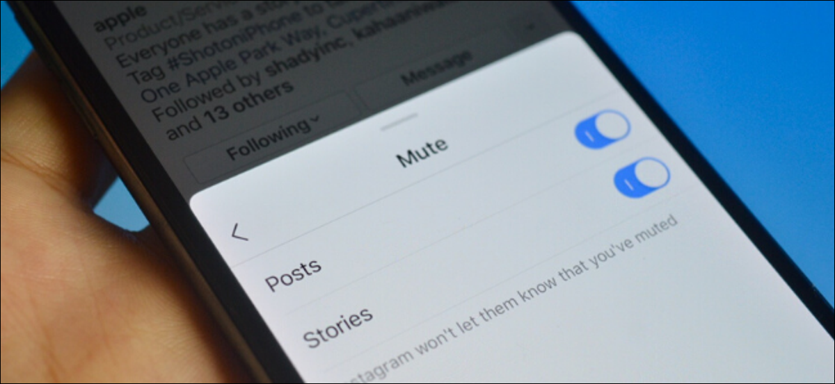 How to hide stories and posts on IG