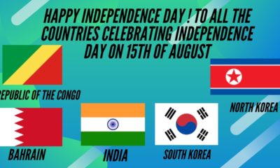 Like India, BAHRAIN & NORTH KOREA celebrates National Day on August 15.