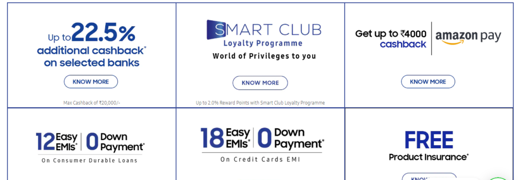 samsung bumper sale for Indians on 75th Independence day