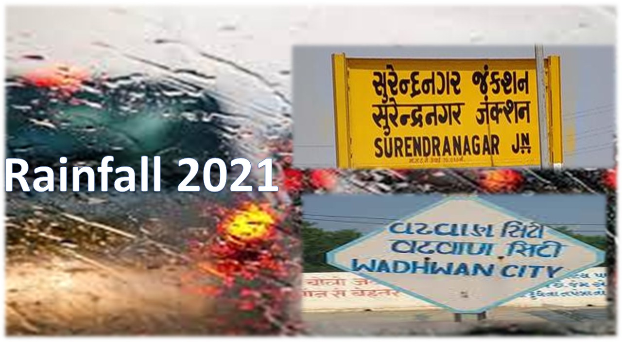 Surendranagar district 34% and Wadhwan, with only 19% rainfall in 2021, has 17% usable water.