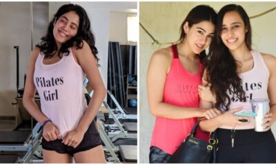 Janhvi Kapoor & Sara Ali Khan workout pictures