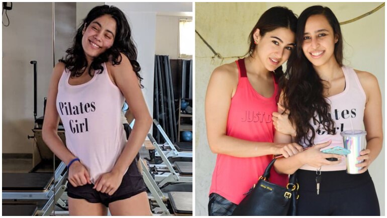 Janhvi Kapoor & Sara Ali Khan workout pictures