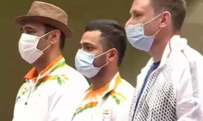 Manish Narwal wins Gold for India in Paralympics and Singhraj Adana Silver.