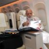 PM MODI TWEET PICTURES WHILE TRAVELLING TO usa