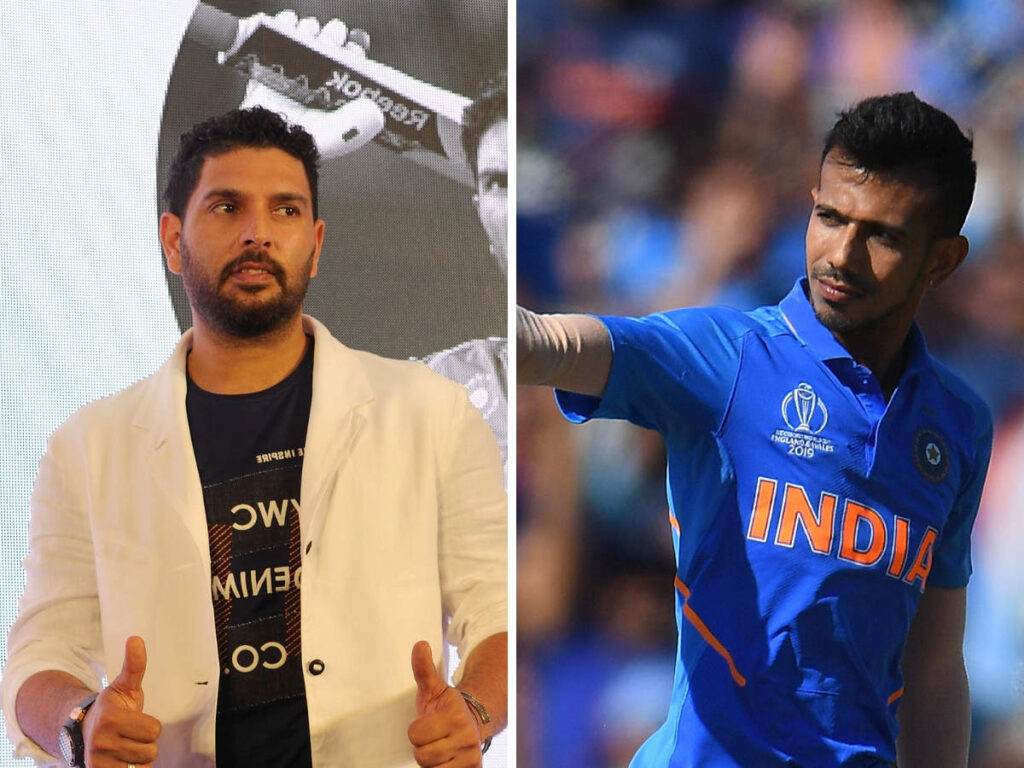 Yuvraj Singh and Yuzvendra Chahal