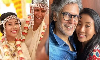 Milind Soman And Ankita Conway
