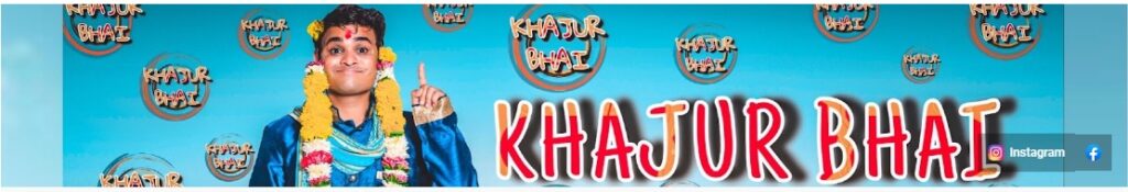 photo of Khajur bhai youttuber comedian of Gujarat