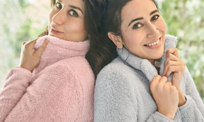 In matching shirts
