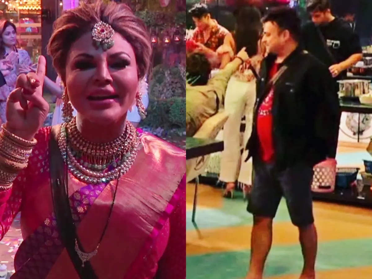 Rakhi Sawant and her husband Ritesh in Bigg Boss 15 House