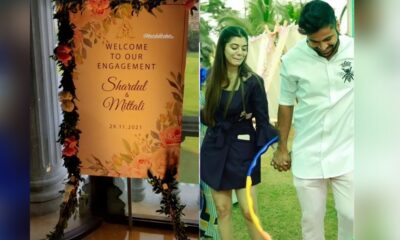 shardul thakur engagement photos