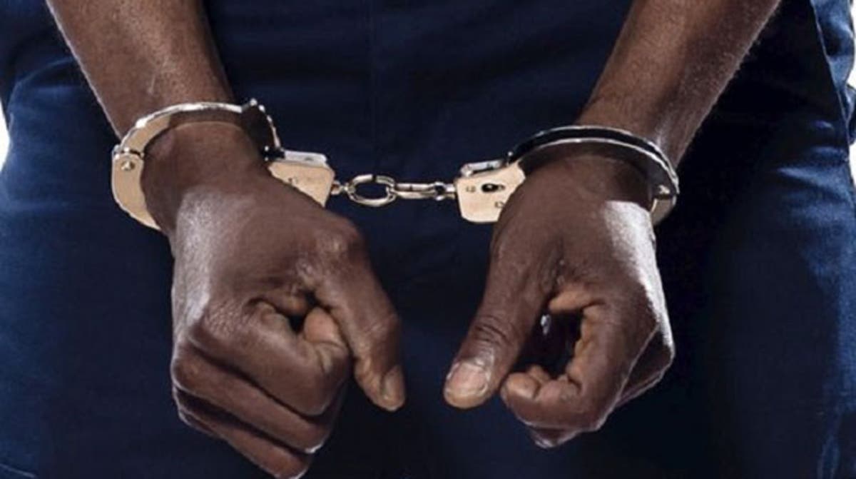 man was arrested for rapping