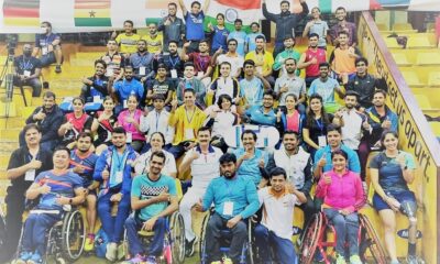 para badminton team of India