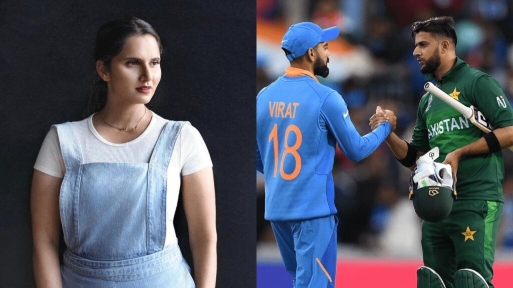 Sania Staying away from media before the India-Pak match, fans trolled her as a traitor to watch the PAK semifinals.