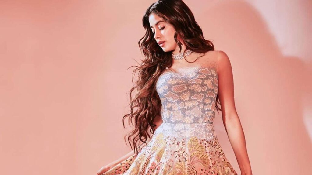 Janhvi Kapoor embroidered lehenga 