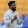 ajaz patel NZ spinner photo