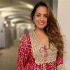 Anita Hassanandani's ethnic red kaftan