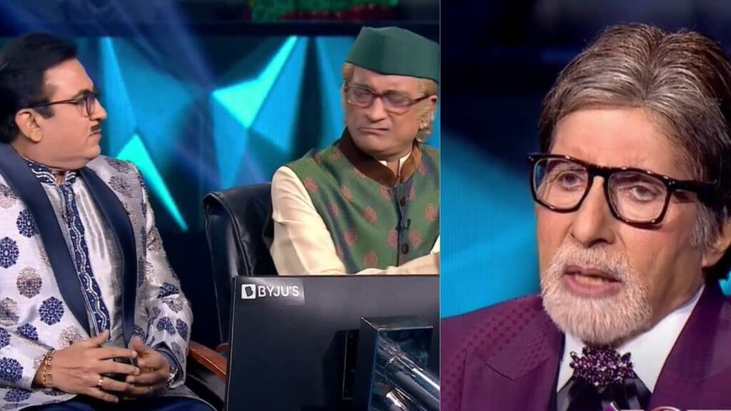 Jethalal asked Amitabh Bachchan on KBC