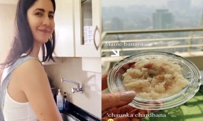 Katrina makes halwa