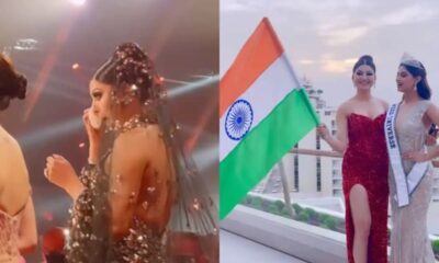 Urvashi Rautela burst into tears after India's Harnaaz Sandhu has crowned Miss Universe