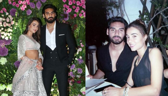 Ahan Shetty with Tania shroff