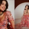 Janhvi Kapoor wearing a 4 lakh embroidered lehenga
