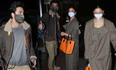 Ranbir Kapoor and Alia Bhatt flying off