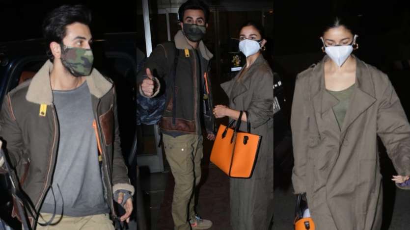 Ranbir Kapoor and Alia Bhatt flying off