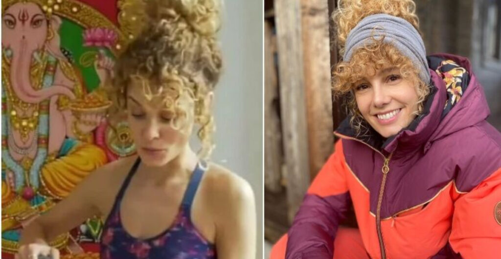 Spanish actress Esther Acebo