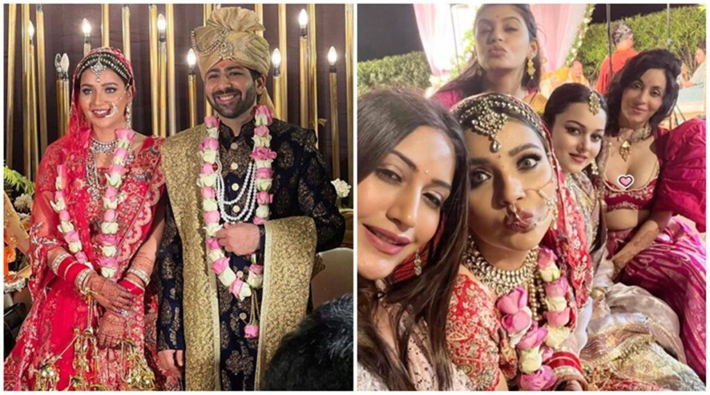 Mansi Srivastava and Kapil Tejwani marry in Mumbai.