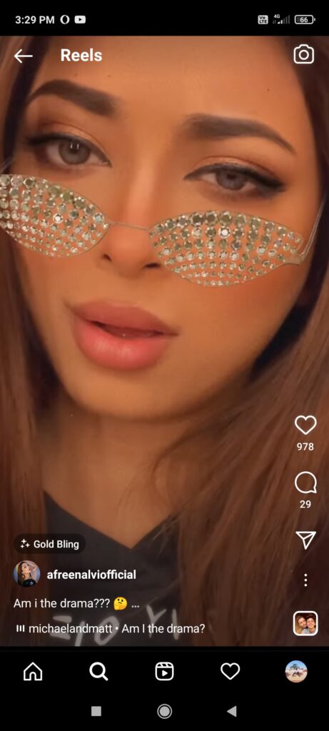 afreen alvi most followed Indian television actress on Instagram