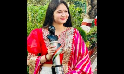 Munni receives the Bharat Ratna Dr. Ambedkar Award