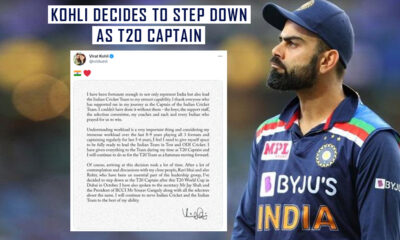 Virat Kohli's decision to step down